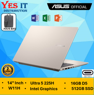 ASUS Vivobook 14 (A1407C-ALY145WS / ALY146WS)  Ultra 5 225H / 16GB DDR5 / 512GB SSD / 14 Inch / W11H