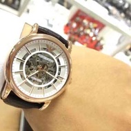 ARMANI 亞曼尼 高雅品味鏤空時尚機械錶男錶-金色-AR1983 父親節禮物/父親節/情人節禮物/生日禮物