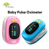 HealthTree Baby Finger Pulse Oximeter Pediatric Oximetro De Dedo SpO2 PR PI Pulsioximetro for Kid Ch