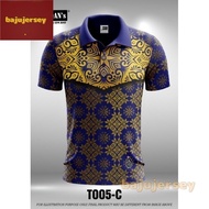 T T005 Batik Songket Sublimation Muslim T-Shirt