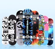 สเก็ตบอร์ด Skateboards ขนาด80*20*10cm สเก็ตบอร์ดราคาถูกๆ  เมเปิ้ลเกรดเอ ทนทานไม่แตกง่าย สเก็ตบอร์ดแฟชั่น สเก็ตบอร์เด็ก