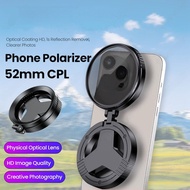52mm Phone Filter Lens Circular Polarizer Polarizing Filter CPL Polarizer Lens Filter Eliminate Refl