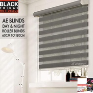 MY BEAUTY HOUSE AE Blinds Day  Night Zebra Roller Blind Bidai Curtain Langsir Tirai - Available in 9 Colors, Easy to Install