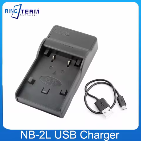 NB-2L NB2L Battery USB Charger for CANON Digital EOS 350D 400D Rebel XT XTi NB-2LH NB2LH PowerShot G