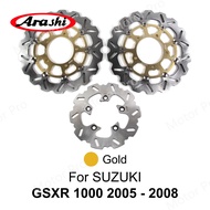 CVBGF Arashi สำหรับ SUZUKI GSXR1000 2001 - 2021 CNC ด้านหน้าโรเตอร์จานเบรคหลังชุด GSXR GSX R 1000 GS