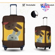 Miffy luggage cover Spandex fabric, flexible, stretchable luggage cover 18 20 22 24 26 28 30 32 inch
