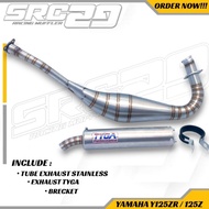TYGA yamaha 125z 2stroke exhaust - Tyga exhaust y125zr stainless repsol type