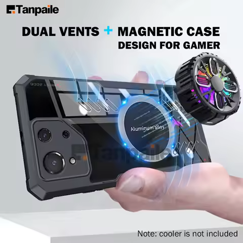 For ROG8 Case For Asus ROG 8 PRO 7 6 Ultimate 6D ROG7 ROG6 ROG6D Cooling Case Shockproof Magnetic Ba