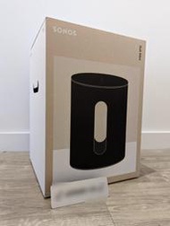 黑白二色可選※台北快貨※全新 Sonos Sub Mini 家庭劇院 Wi-Fi 無線重低音喇叭