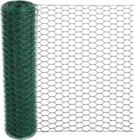 Chicken Wire for Floral Arrangements 15.7 x 157 Inches Green Floral Chicken Wire Mesh 0.6 Inch Hexag