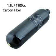 HPA Scuba 1.1L Carbon Fiber Gas Cylinder M18*1.5 Air Tank Refill Supply Valve 50CM Air Hose Co2 Soda