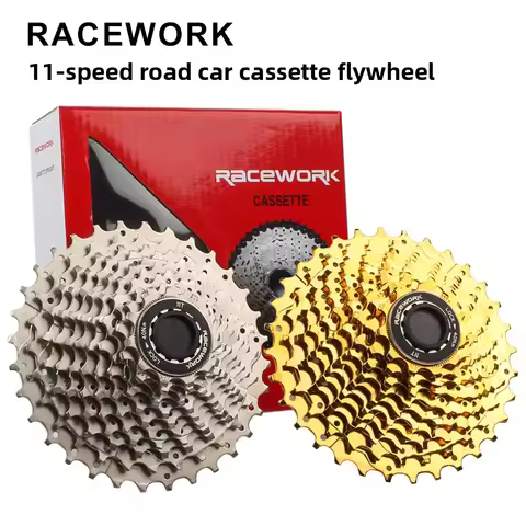 RACEWORK 11-Speed Road Bike Flywheel 33-Speed Cassette 11-28 32 34T Silver/Gold