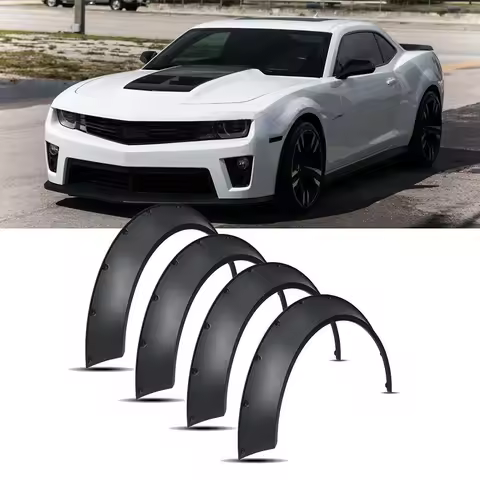 LAICY for Chevy Camaro ZL1 LT SS 1991-2022 Fender Flares Wide Body Kit Wheel Arches Protector Cover 