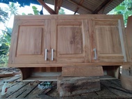 kitchen set minimalis kabinet atas kayu jati mebel jepara