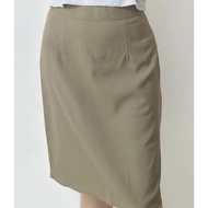 Women OL Formal office skirt midi plain skirt office skirt 女士A字高腰短裙