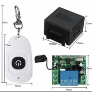 DIY開關12v接收器電器無線遙控器 單路學習型無線遙控開關 門禁遙控開關 燈具開關433射頻無線開關蛋型遙控器