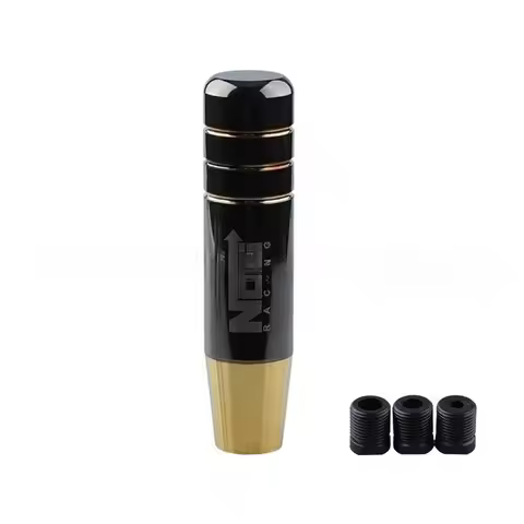 5.12-inch Aluminum Alloy JDM-style Shift Knob - Suitable For Both Manual and Automatic Transmission 