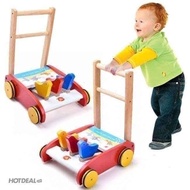 XE GÀ TẬP ĐI - XE TẬP ĐI GỖ HÌNH CON GÀ CHO BÉ- XE ĐẨY THÔNG MINH GIÁ RẺ