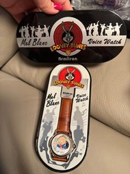 絕版錶 PORKY PIG WATCH MEL BLANC VOICE WRISTWATCH LOONEY TUNES ARMITRON