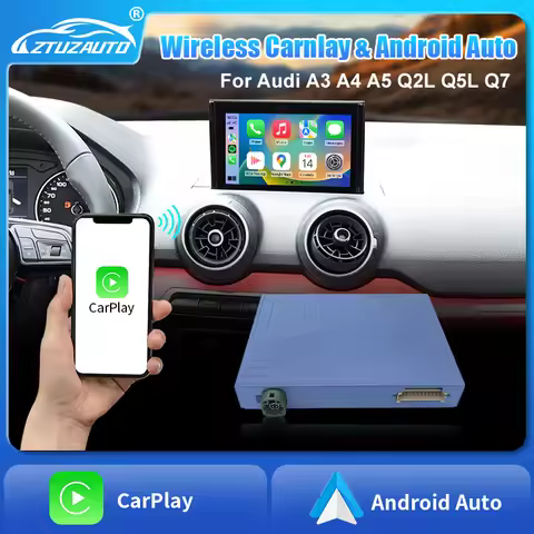 Wireless CarPlay Android Auto Interface for Audi A3 B9 A4 A5 Q5 Q2L Q5L Q7 MIB with AirPlay Mirror L