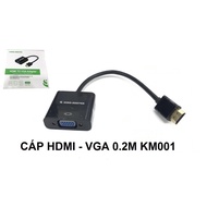 CABLE TO CONVERTER FROM HDMI CPU COMPUTER TO VGA SCREEN KINGMASTER KM 001 (0.2m) - 1-WAY CABLE
