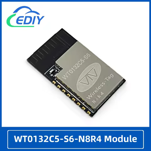 ESP32-C5-N8R4 2.4G 5G Dual Brand Wifi 6 Module WT0132C5-S6 with Espressif ESP32 C5 Chip Used for Zig