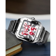 Seiko Mods Santos Santeiko Square Watch 38mm 9-5 | Custom Automatic NH35