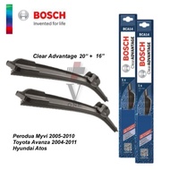 Bosch Perodua Myvi 2005-2010/Toyota Avanza 2004-2011/Hyundai Atos 20"+16" Clear Advantage Wiper Blade (BCA2016)