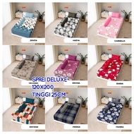 DELUXE BEDSHEET 120x200 H.25cm 1 PILLOW 1 BOLSTER