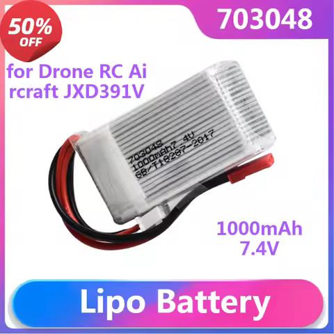 703048 Drone Batterys for Drone RC Aircraft JXD391V MJX RC TECHNIC X600 F46 X601H Helicopter Model S