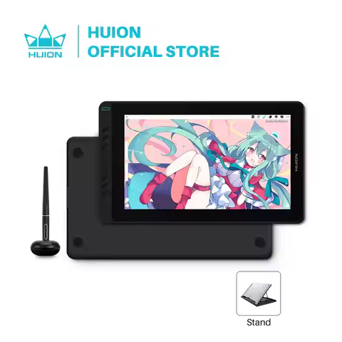 HUION Kamvas 13 Graphic Tablet Monitor 120%sRGB Battery-Free Pen Display Drawing Monitor 8192 Levels