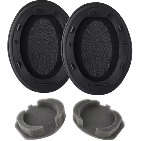 1Pair Foam Sponge Ear Pads for Sony WH-1000XM3 Replacement Ear Cushion Soft Earpads Headset Earmuff 