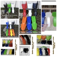BODY YZ 85 2 ITEMS FRONT FENDER YZ 85 KX 85 NUMBER PLATE CRF150 KLX150 KTM85 - number plate kx 85 fr