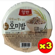 東遠 - [3件] 韓國國產 五色糙米飯 雜糧米飯 即食飯 130g 平行進口 此日期或之前食用：2025年11月21日 或以後