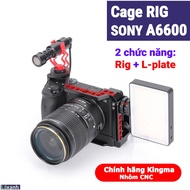Sony A6600 Kingma brand | Protective frame and L-Plate rig cage video camera cage handcase grip lpla