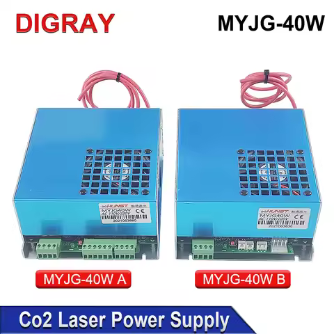 DIGRAY MYJG- 40W CO2 Laser Power Supply 110V/220V For 30W 40W K40 Engraving Cutting Machine Suitable