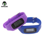 ODS LED Pedometer Bracelet Step Counter Watch 12/24H Time Display Step Counter Watch Silicone Step T