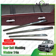 Perodua Kenari Window Chrome Lining / Door Belt Moulding