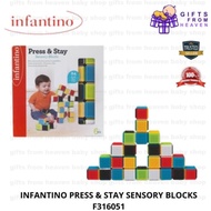 INFANTINO PRESS &amp; STAY SENSORY BLOCKS F316051