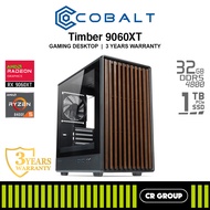 COBALT Timber 9060XT - AMD Ryzen 5 8400F - ASRock RX 9060 XT Challenger OC 8GB - 32GB RAM - 1TB SSD 
