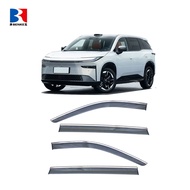 premium-Original Tape-on Window Deflectors for Toyota BZ3X/PLATINUM 3X 2025 Vent Window Visors 4pcs 