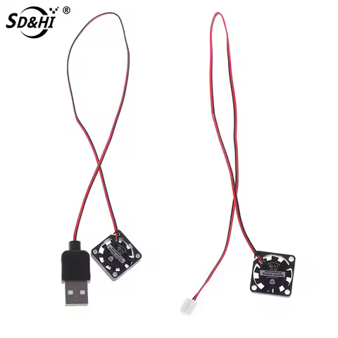 5v 12v 2CM 20MM Fan Cooling Fan 10000RPM Ultrathin Fan Mini Laptop Fan 2wire Silent Cooling Small Fa