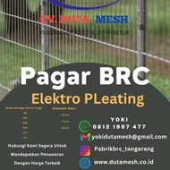 pagar brc elektro Pleating T190 x Dia8mm pabrik brc pagar brc