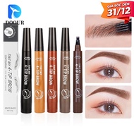 DOOUR Liquid Eyebrow Pencil, Anti-Sweat Long lasting 4 Point Eyebrow Pencil,   Waterproof Eyebrow Pe