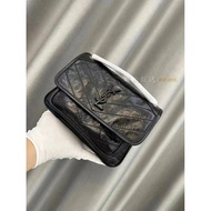 New Style Oil Wax Burst Crack Saint Laurent YSL Niki Messenger Bag Chain Bag Shoulder Bag Messenger 