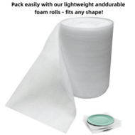 25cm/9.84in*600cm/236.22in EPE EPE Foam Roll, Shock-Absorbing EPE Foam Roll, Ideal For Storage, Movi