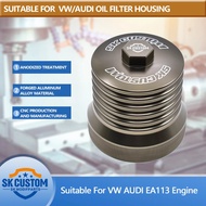 SK CUSTOM EA113 Engine Oil Filter Cap for Volkswagen Golf Tiguan Audi A1 A3 A4 A6L TT engine car mod