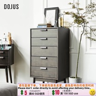 HY/💌DOJUSChest of Drawers Chest of Drawers All Imported Solid Wood Chest of Drawers Nordic Chest of 