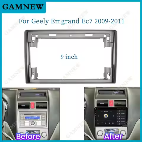 9 Inch Car Frame Fascia Adapter Android Radio Audio Dash Fitting Panel Kit For Geely Emgrand Ec7 200