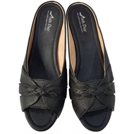 Anh Duy 3m high wedge women's sandals, Anh Duy genuine leather women's slippers 3p high wedge sole